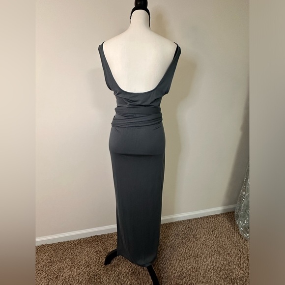 MODERN CITIZEN Green Maxi Dress with Tie Waist Sz XL NWOT - Picture 6 of 7